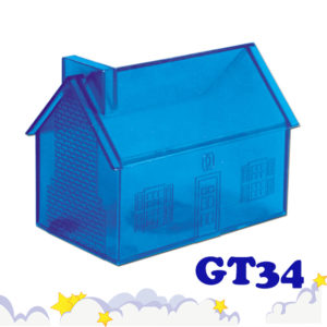 House shaped coin bank