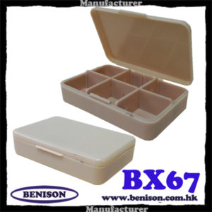 1-6 compartments pill holder